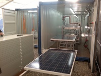 Solar Container Beschichtungsanlage
